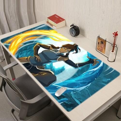 Avatar The Last Airbender Mouse Pad Large Gaming Keyboard for Compass PC Gamer Cabinet Kawaii Gaming Accessories Desk Mat Mice