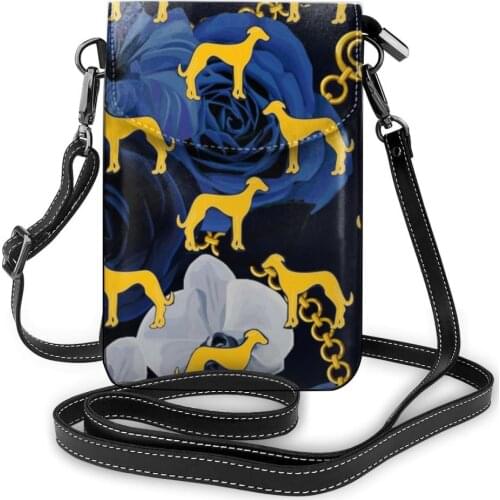 PU Luxury Handbags Womens Greyhound Bags for Woman Ladies Hand Bags Womens Floral Crossbody Purse Clutch Phone Shoulder Wallet
