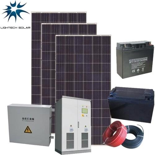 LIGHTECH 10kw Solar PV System Off Grid 10kw Solar Energy System