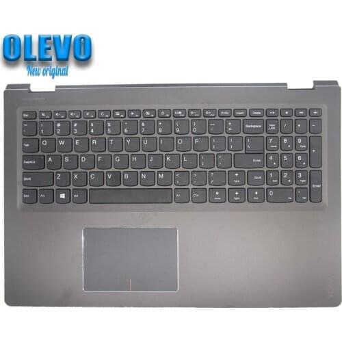 US New For Lenovo FLEX 4-15 ideapad Yoga 510-15 510-15ISK Palmrest Upper Case Keyboard Cover Dark gray no-Backlit 5CB0L66073