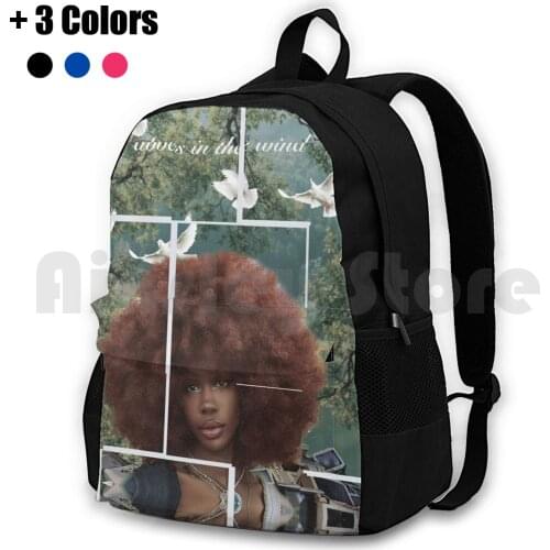 Sza Outdoor Hiking Backpack Waterproof Camping Travel Sza Solana Sza Music Ctrl Love Galore Music Music Art Sza Doves In The