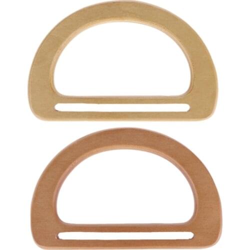 1pc New Wooden Bag Handle Replacement for DIY Bags Purse Making Handbag Shopping Tote Bag Accessories 2020