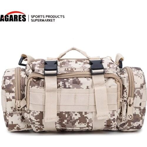 20L Tactical Bag Sport Bags 800D Waterproof Oxford Military Waist Pack Molle Outdoor Pouch Bag Durable Backpack Camping Hiking