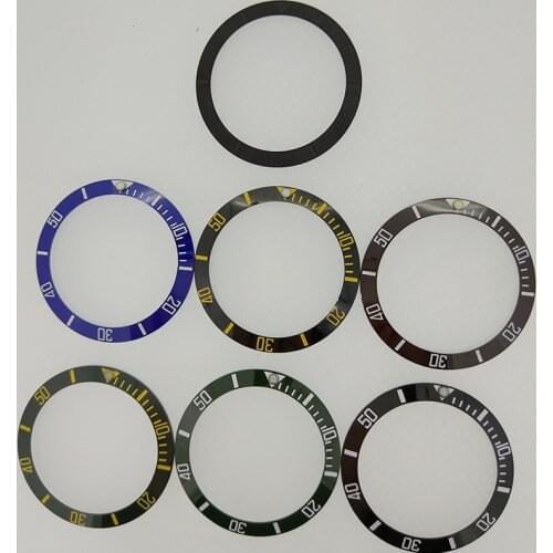 38mm Ceramic Bezel Insert for 40mm Parnis Mens Watch Original Ceramic Model Insert Bezel for 40mm Automatic Watch