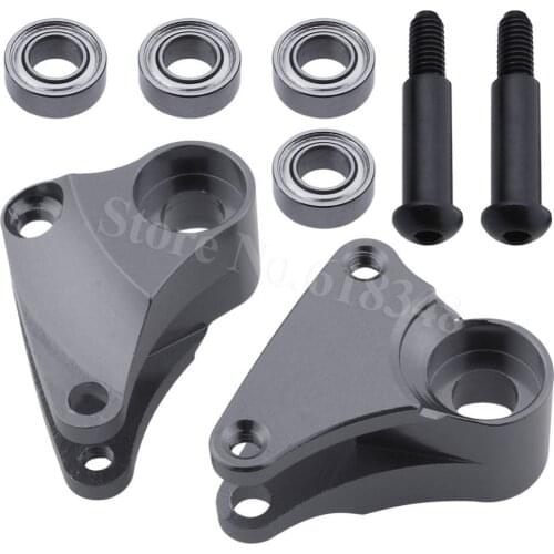 2pcs Aluminum Rocker Arm (Rear) & Bearings 4x8x3mm For Traxxas 1/16 Slash 4WD E-Revo Summit VXL RC Hobby Car Hop Up Parts 7158