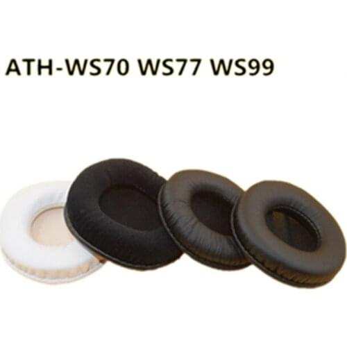 80mm Replacement Earpads for Audio-Technica ATH-WS70 WS77 WS99 Headphones Earmuff Earphone Sleeve Headset