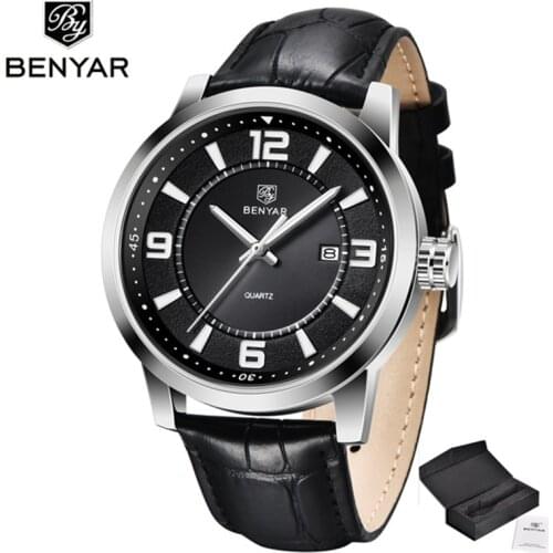 BENYAR2021 Mens Watch Mechanical Quartz Watch Mens Business Watch Mens Waterproof Sports Watch Mens Relogio Masculino