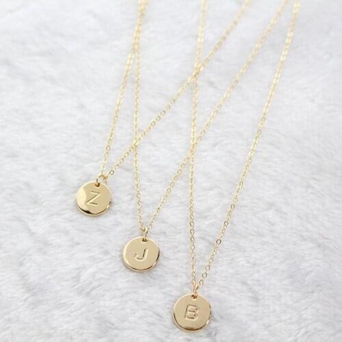 Women Men Gold Silver Color Letters Chain Necklace Alloy Monogram Name 2020 Initial Girls Jewelry Korean Couple Pendants Gifts