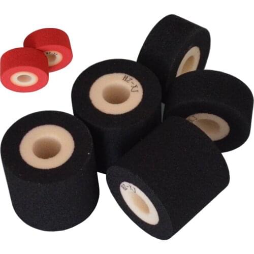 Black Diameter 36mm Height 32mm roller ink stamp for coding machine