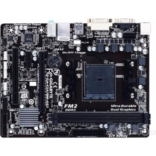 Gigabyte F2A78M-DS2 GA-F2A78M-DS2 motherboard FM2/FM2+ DDR3 A78 desktop motherboard mainboard free shipping