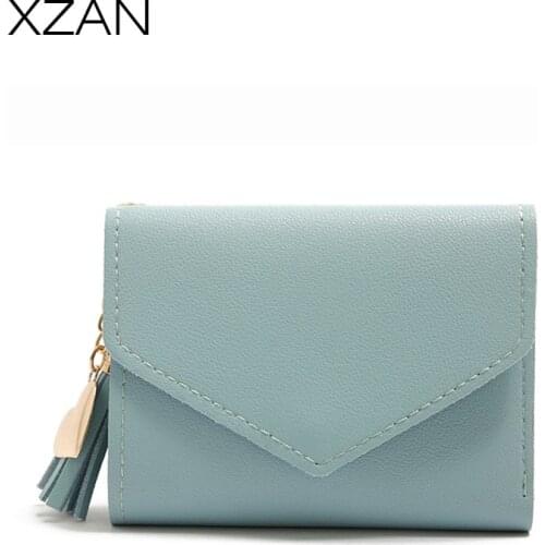 New Leather Small Wallets Women Luxury Brand Design Mini Short Wallet Purses Female Short Coin Zipper Purse Credit Card Holder