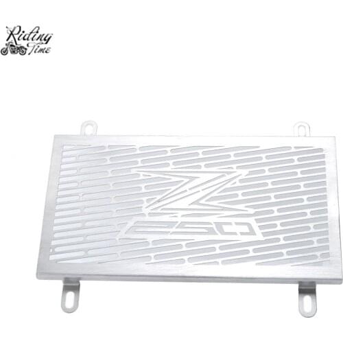Motorcycle Stainless Steel Radiator Guard Grille Guard Cover Protector For Kawasaki Z250 13-18