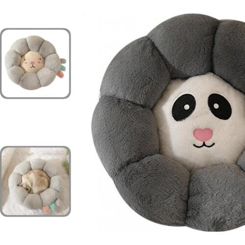 Soft Durable Cute Pet Dogs Cats Basin Style Nest Moisture-proof Pet House Petal Shape for Home