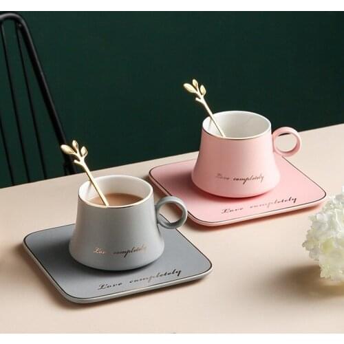 European-style ceramic coffee cup and saucer set luxury gold coffee set afternoon tea set creative gifts