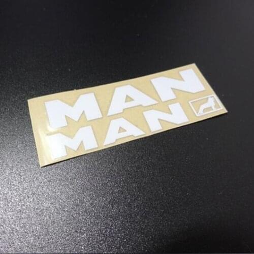 Man logo stickers for 1/14 tamiya MAN tgx 56325-56329 tractor trailer model car