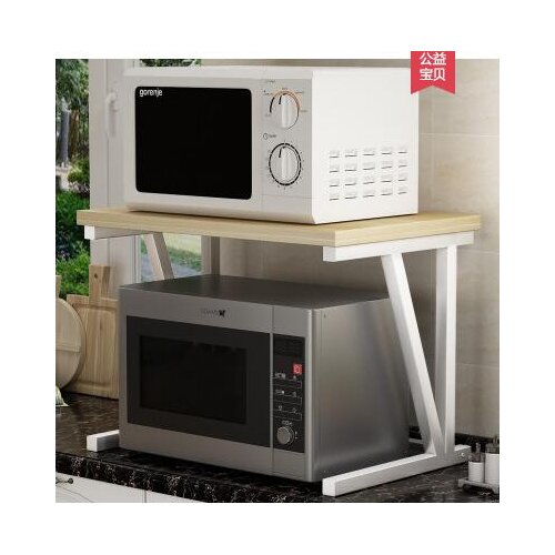 Microwave oven racks floor multi-layer kitchen storage rack oven rack pot bowl seasoning shelf storage rack space