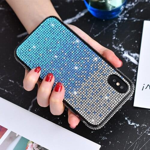 Luxury Diamond Phone Case For iPhone X XR XS MAX 6 6S Plus 7 8 Plus Coque Bling Silicone Back Cover Case For iPhone 11 Pro MAX