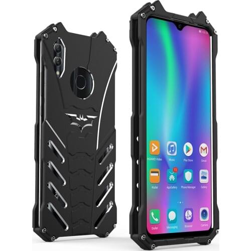 Luxury Kickstand Shockproof Case For Huawei Honor 10 8 9 Lite V9 V10 Note 10 Aluminum Bumper Skin Armor Metal Back Cover
