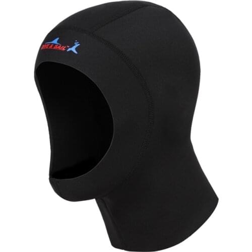 Snorkeling Equipment Hat Hood Neck Cover 1mm Neoprene Protect Hair Swimming Hat Scuba Diving Cap With Shoulder Swim Warm Wetsuit