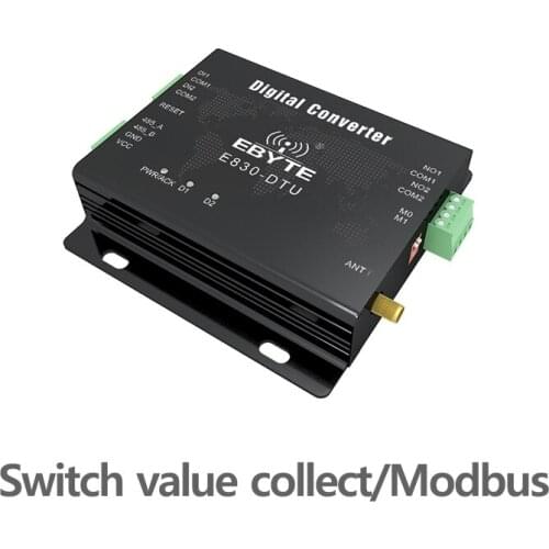 433MHz Modbus Transceiver RS485 Switch Value Acquisition TCXO Long Range 8km cojxu Wireless Transceiver E830-DTU(2R2-433L)