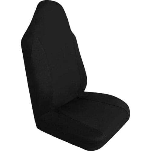 Universal Car Single Front Pad Polyester Mesh Protective Cover Cushion Black