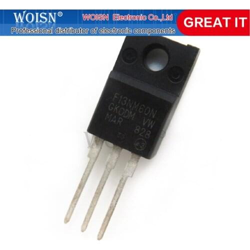 10PCS STF13NM60N TO-220F 13NM60N TO220F 13NM60 MOSFET N-CH 600V 13A New original In Stock