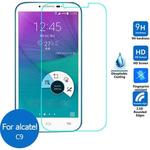 2.5D Tempered Glass For Alcatel One Touch POP C9 High Quality Protective Film Explosion-proof Screen Protector for 7047D 7047A