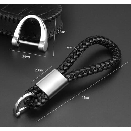 3D Metal+Braided rope Car Styling Keychain Key Chain Key Rings For Nissan Nismo Qashqai J10 Juke Leaf Micra Sentra Patro styling