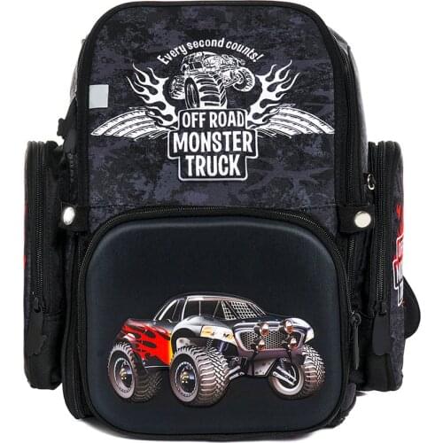 6-121 Cartoon Children Backpack For Boys Backpacks Orthopedic School Bags Student Fold Satchel Mochila Infantil