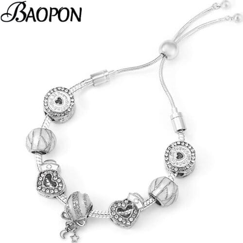 Белые браслеты BAOPON China At AliExpress