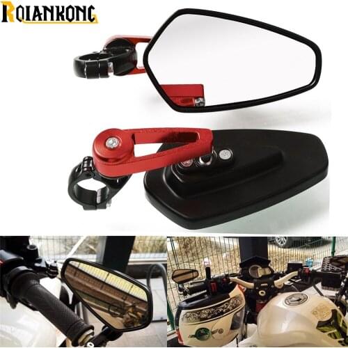 For Kawasaki Versys 650 300 KLE650 2008-2013 er5 Ninja 750R ZX750 z650 Motorcycle motorcross Rearview Side mirror bar end mirror