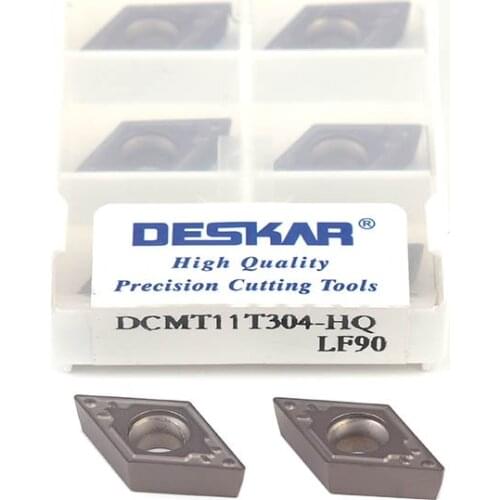 DCMT11T304 PS LF90 Internal Turning Tool Carbide Blade DCMT 11T304 HQ CNC Lathe Turning Tool Cermet Insert, For Steel Processing