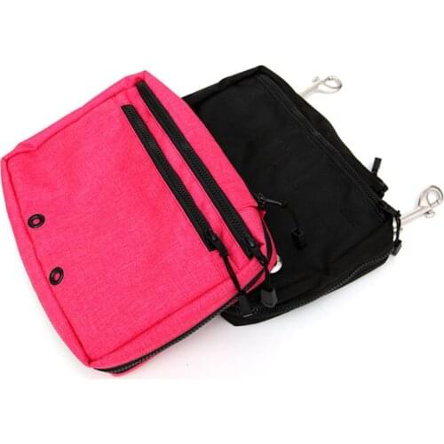 Drifting Diving Gear Storage Bag Purse Side Mount Pocket Zipper Pouch with Hooks