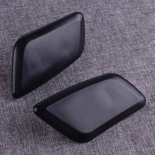 DWCX 1Pair Black Plastic Car Front Headlight Washer Spray Nozzle Cover Fit for Chrysler Sebring 2007 2008 2009 2010