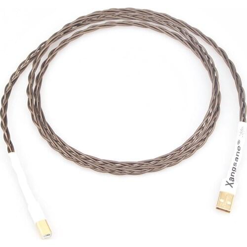 HiFi Audio Odin OCC USB Digital Cable With USB A To B Gold Plated Plug