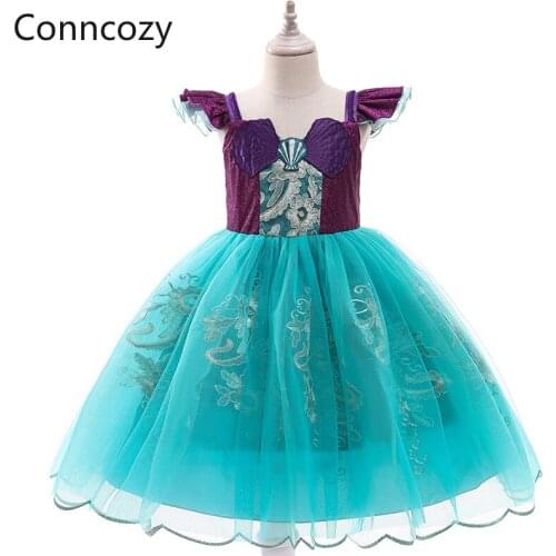 2021 Summer Short-sleeved Princess Dress Childrens Dress Girls Dress Cosplay Costumes for Kids Party Dresses Halloween Dress