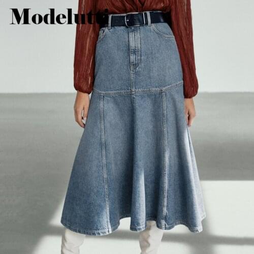 Modelutti Denim Skirts For Women