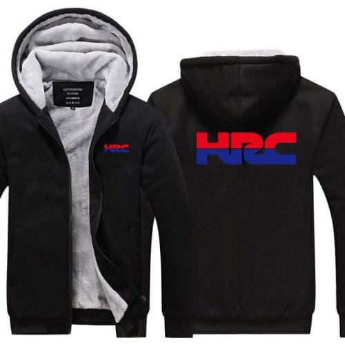 New Winter HRC Logo Hoodies Jacket Men Fashion High Quality Casual Wool Liner Fleece Sweatshirts Male Hoody Coat