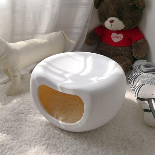 Pet Plastic Stools Nest Nest Cat Litter Small Dogs Near Four Seasons with Pet Cat Box Kitten Bed Cats Products for Pets