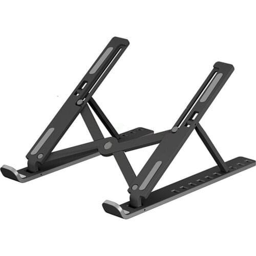 Laptop Stand for MacBook Pro Air Notebook Holder Foldable Plastic Tablet Stand Phone Stand Cooling Bracket Riser Portable