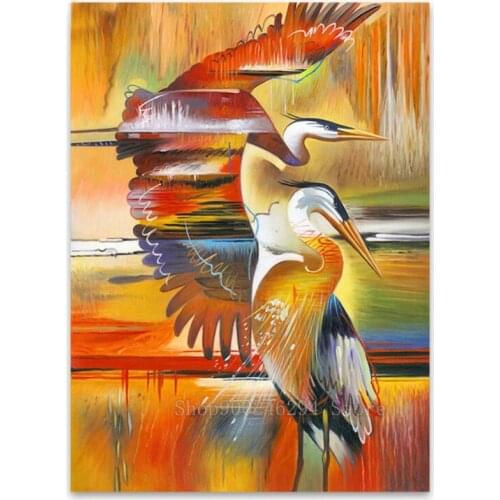 DIY Diamond Painting Abstract Birds 5D Full Square Round Rhinestone Pictures Diamond Embroidery Mosaic Cross Stitch Decor FF1154