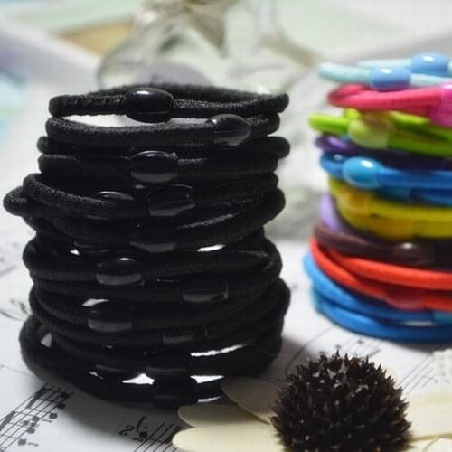10PCS/lot Elastic Hairbands for Girls Fashion Women Scrunchie Gum for Hair Accessories Elastic Hair Bands