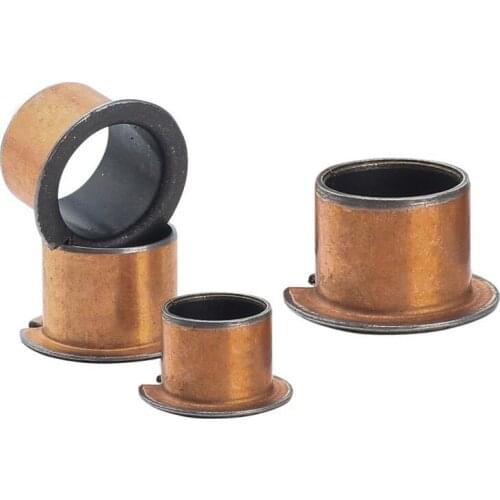 3pcs 18mm inside SF1-F opening flang brass composite bushing wear-resistant sleeve bush oil brassiness bearing 10mm-25mm long