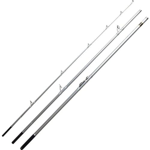 4.2 M Carbon Surf Casting Rod 3-section Long Shot distance throwing rod Hollow Tip Beach Long Shot KW Guide Rings CW100-250g
