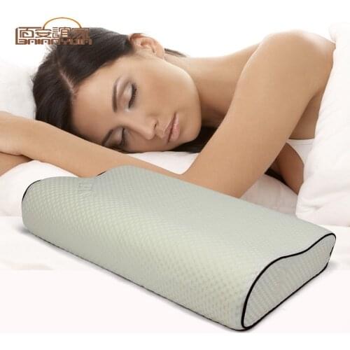 Neck protection pillow space memory cotton pillow single person memory pillow cervical protection pillow wave pillow for sleep