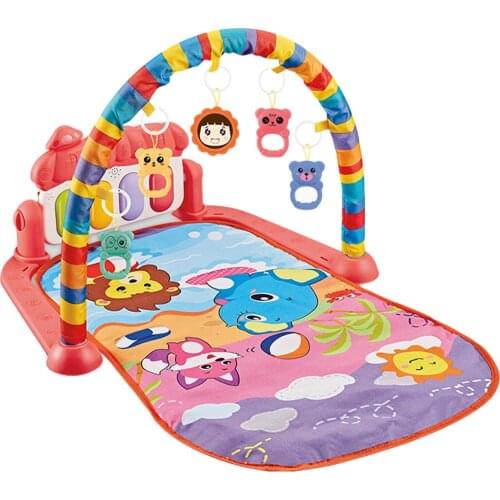 Baby Gym Play Mats Kick And Play Piano Gym Activity Center For Infants Gym Crawling Activity Rug Toys For 0-12 Months