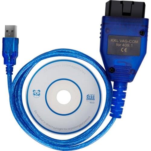 VAG-COM 409.1 Vag Com 409Com vag 409.1 kkl OBD2 USB Diagnostic Cable For Audi A2 / A3 / A4 Cabriolet / A6 / A8 / S2 / S3 / TT