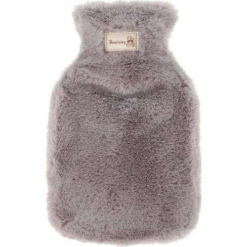800/1800ml Winter Hot Water Bottle warm PVC Hot Water Bag With Knitted Soft Cozy Cover Winter Warm Heat Reusable Hand Warmer
