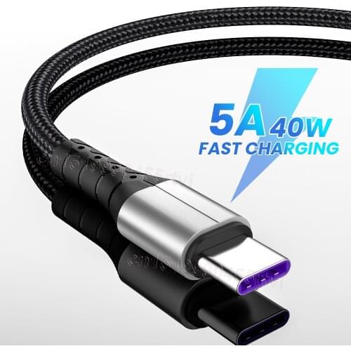 5A USB C Data Cable For Huawei Pro Xiaomi Fast Charging Cable USB Type C Charger Charging Micro Cord Phone Data Wires Cable
