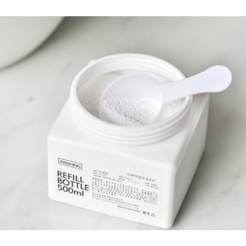 Laundry Detergent Storage Bottle Container Washing Powder Storage Sub Bottle Replacement Box Household With Spoon 500ML